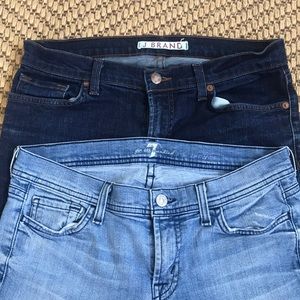 2 Jeans for 1 price: Jbrand and 7 for all mankind